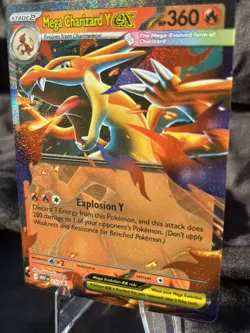 Mega Charizard Y EX 030 Pokemon TCG Promo Card NM Holo - Image 2