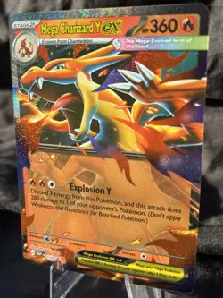 Mega Charizard Y EX 030 Pokemon TCG Promo Card NM Holo - Image 3
