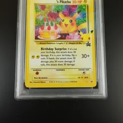 PSA 10 Birthday Pikachu 24 Pokemon Celebrations Holo Graded Card - Image 3