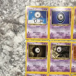 Pokemon TCG Neo Destiny Unown 15 Card Lot. B,D,E,J,I,F,L,O,K,T,Y,W,U,V - Image 2