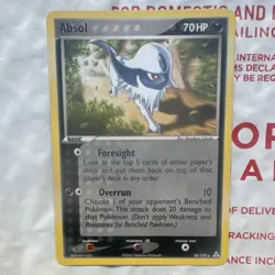 Pokemon Absol 18/110 Holon Phantoms Rare Basic HP70 Regular English Card - Image 1
