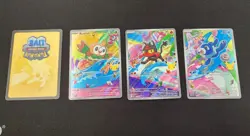 Pokemon First Partner Illustration Collection Rowlet Litten Promo Card Set Of 3 - Image 1