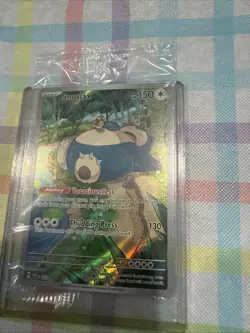 Pokemon TCG Snorlax 051 SV Scarlet & Violet 151 Promo Card Sealed - Image 1