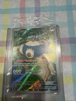 Pokemon TCG Snorlax 051 SV Scarlet & Violet 151 Promo Card Sealed - Image 2