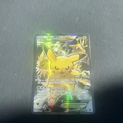 Pikachu EX XY124 Black Star Promo Pokemon Card - Lightly Played - Image 1