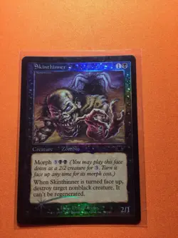 MTG Magic The Gathering Skinthinner LP Foil LGN Black Zombie - Image 1