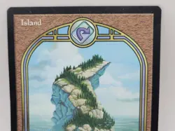 MTG Island Unglued Full Art HP (Clean Front, Back Corner Bend) Magic Land - Image 2
