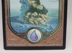 MTG Island Unglued Full Art HP (Clean Front, Back Corner Bend) Magic Land - Image 3