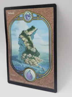 MTG Island Unglued Full Art HP (Clean Front, Back Corner Bend) Magic Land - Image 4