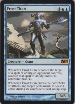 Frost Titan NM (#2) #55 Magic 2012 (M12) Magic The Gathering - Image 1
