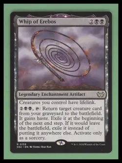 1 x Whip of Erebos - Commander: Duskmourn: House of Horror - NM-Mint - MTG - Image 1