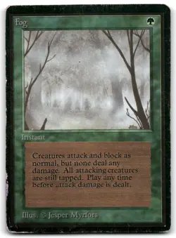 Fog Beta Edition MTG DMG/HP - Image 1