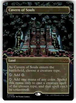 Cavern of Souls Foil Alternative Art Legendary Land LCI EN Magic: MTG - Image 1
