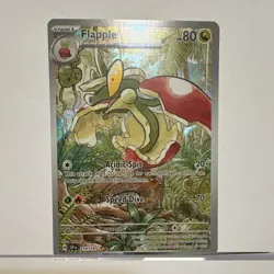 Pokemon TCG Flapple 210/191 SV08 Surging Sparks Illustration Rare Holo 80 HP - Image 1