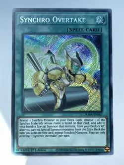 Synchro Overtake (DAMA-EN067, Secret Rare) YUGIOH (NEW) - Image 1