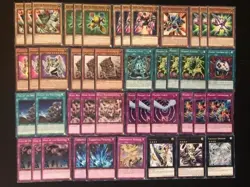 YUGIOH MAGNET WARRIOR DECK- VALKYRION- ALPHA- BETA- GAMMA- DELTA- ROCK NEAR MINT - Image 1
