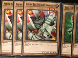 YUGIOH MAGNET WARRIOR DECK- VALKYRION- ALPHA- BETA- GAMMA- DELTA- ROCK NEAR MINT - Image 3