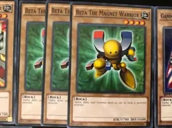 YUGIOH MAGNET WARRIOR DECK- VALKYRION- ALPHA- BETA- GAMMA- DELTA- ROCK NEAR MINT - Image 4