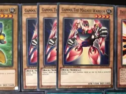 YUGIOH MAGNET WARRIOR DECK- VALKYRION- ALPHA- BETA- GAMMA- DELTA- ROCK NEAR MINT - Image 5