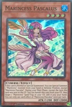 Marincess Pascalus - IGAS-EN093​ - Super Rare - 1st Edition - Yugioh - Image 1