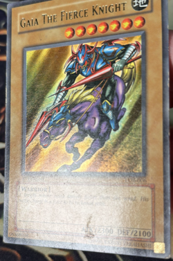 Yugioh Gaia The Fierce Knight - LOB-006 - Ultra Rare - 1st Edition - MP US Print - Image 3