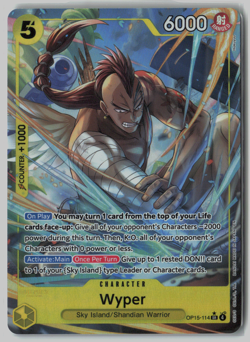 One Piece TCG - Wyper Alt Art OP15-114 SR - Adventure on Kami’s Island - Image 1