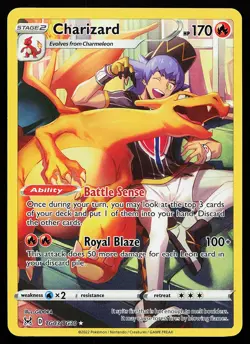 Charizard TG03/TG30 Ultra Rare Lost Origin Trainer Gallery Pokemon Card - Image 1