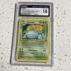 CGC GEM MINT 10 Venusaur 003/034 Trading Card Game Classic Holo - Image 1