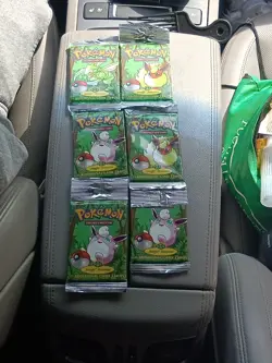 Pokemon Jungle Booster Packs Sealed 6 x 11 Cards Wizards of the Coast English - Image 2