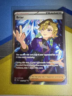 Briar 163/142 SV07 Stellar Crown Ultra Rare Pokemon Card NM - Image 1