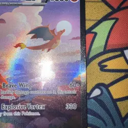 Pokemon TCG Charizard EX Scarlet & Violet 151 Card 199/165 Sir NM/M Condition - Image 5