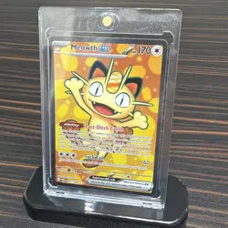 Pokemon TCG Perfect Order Meowth Ex 107 /088 Holo Ultra Rare Card - Image 1