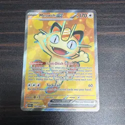 Pokemon TCG Perfect Order Meowth Ex 107 /088 Holo Ultra Rare Card - Image 2