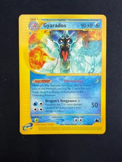 Pokemon Gyarados 11/144 Skyridge Rare Unlimited Wizards ENG Vintage Cards - Image 1