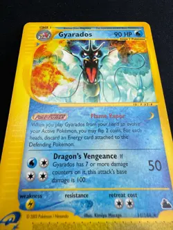 Pokemon Gyarados 11/144 Skyridge Rare Unlimited Wizards ENG Vintage Cards - Image 4