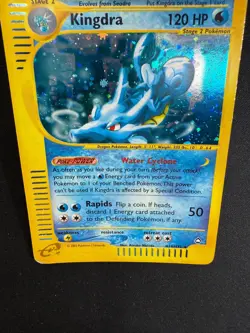 Pokemon Kingdra H14/H32 Aquapolis Rare Holo Unlimited Wizards ENG Vintage Cards - Image 3