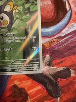 Emolga 112/086 Sv: Black Bolt Holo Illustration Rare Pokemon TCG Card NM - Image 4