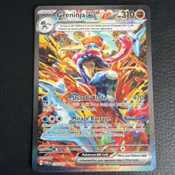 Greninja ex 214 Twilight Masquerade Special Illustration Rare Pokemon Card NM - Image 1