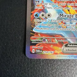 Greninja ex 214 Twilight Masquerade Special Illustration Rare Pokemon Card NM - Image 2