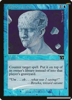 Memory Lapse [JDG - 1] - MP [Foil] TCG MTG - Image 1