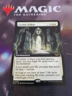Mtg. Leyline of Hope. Extended Art. Duskmourn. Pack Fresh - Image 1