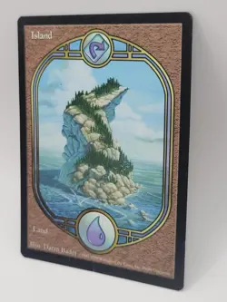 MTG Island Unglued Full Art HP (Clean Front) Magic The Gathering Land - Image 4