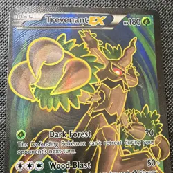 Pokemon Trevenant EX Full Art Ultra Rare Holo Card 145/160 XY Primal Clash 2015 - Image 1