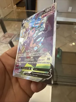 Pokemon Mew V Holo Alternative Art Ultra Rare TCG Fusion Strike Card 251/264 NM - Image 5