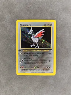 Pokemon TCG Skarmory 13/111 1st Edition Holo Rare Neo Genesis - NM - Image 1
