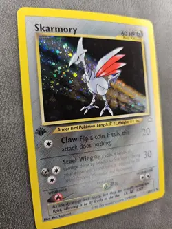 Pokemon TCG Skarmory 13/111 1st Edition Holo Rare Neo Genesis - NM - Image 3