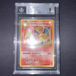 2016 Charizard (first Edition) #11 Pokemon 20th Anniversary BGS 9 - Image 2