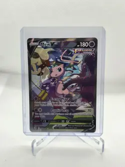 2021 POKEMON FUSION STRIKE 251/264 MEW V ALTERNATE FULL ART MINT - Image 3