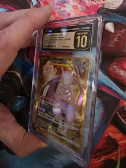Pokemon CGC Pristine 10 Team Rocket's Mewtwo ex 130/098 Ultra Rare Holo JP - Image 4