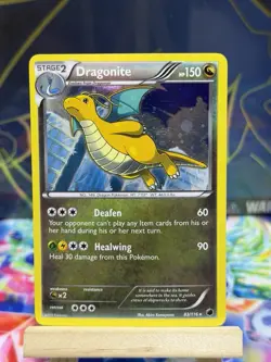 Pokemon Dragonite 83/116 Plasma Freeze Holo Rare Stage 2 150 HP Card English - Image 1